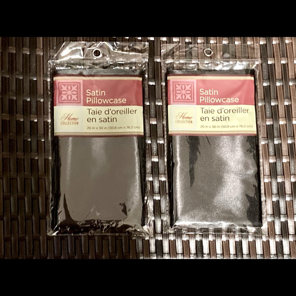Black Satin Pillowcases